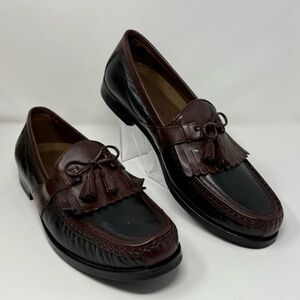 Johnston & Murphy Aragon Kiltie Tassel Loafer Mens’s Shoes Sz 12 N Black Brown